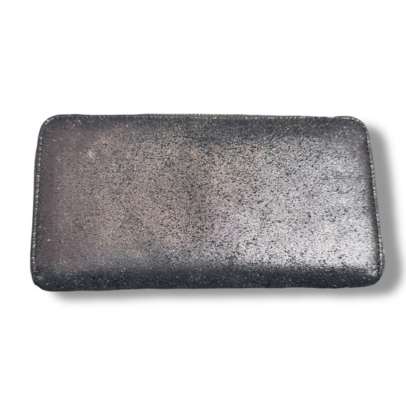 Stella McCartney Metallic Black Star Wallet - Picture 2 of 9